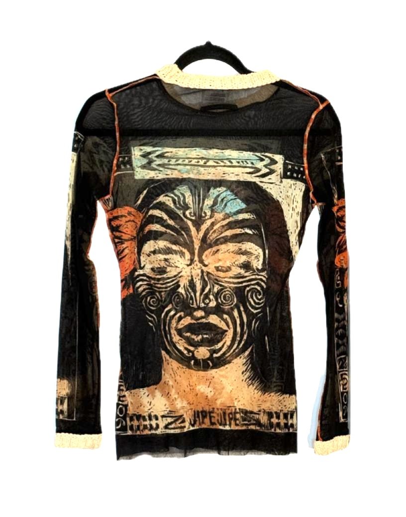 トップス Jean Paul GAULTIER Tribal Mesh Top Untitled+drawing+copy+22.jpg?